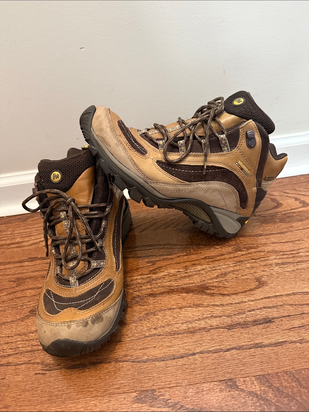 Merrell Continuum Waterproof Brown and Tan Women's Hiking Boots